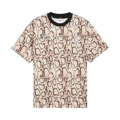 Pre-owned Puma X A$ap Rocky Snakeskin Tee 'frosted Ivory/aop' | Multi-color | Men's Size Xl