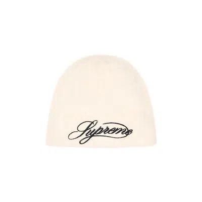 Pre-owned Supreme X Kangol Furgora Script Beanie 'ivory' | Cream | Men's Size Onesize In White