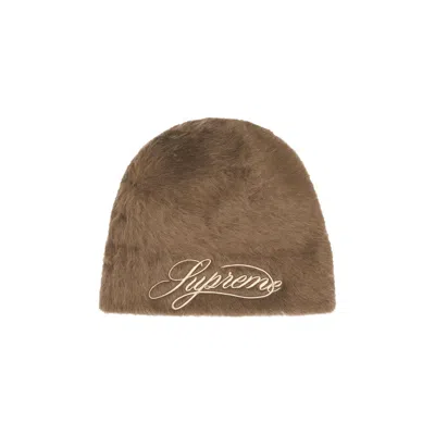 Pre-owned Supreme X Kangol Furgora Script Beanie 'brown' | Men's Size Onesize