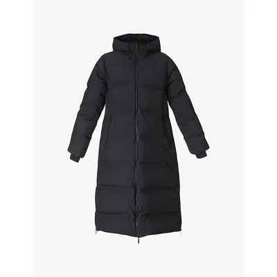 Sweaty Betty Womens Black Nimbus Longline Shell Coat In Black