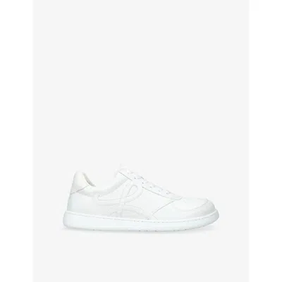 Loewe Jambo Sneaker In Soft Grained Calfskin Sneakers White In White