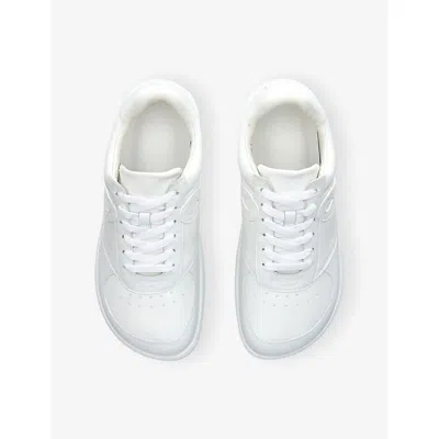Loewe Jambo Sneaker In Soft Grained Calfskin Sneakers White In White