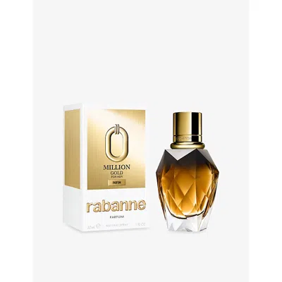 Rabanne Womens Million Gold For Her Refillable Parfum 30ml In Transparent