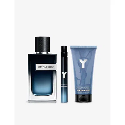 Saint Laurent Eau De Parfum And Shower Gel Gift Set In Blue