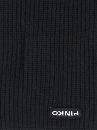 Pinko Slovenia Sciarpa Half English In Black