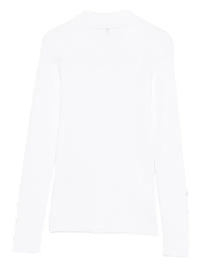 Liu Jo White Sweaters White In Multi