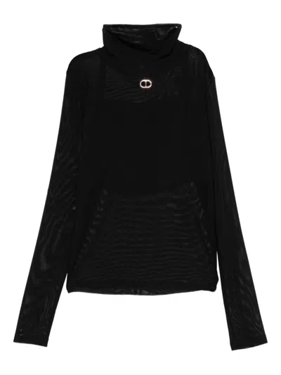 Twinset Twin Set Sweaters Black In Black