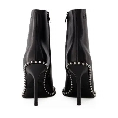 Alexander Wang Black 110 Leather Ankle Boots