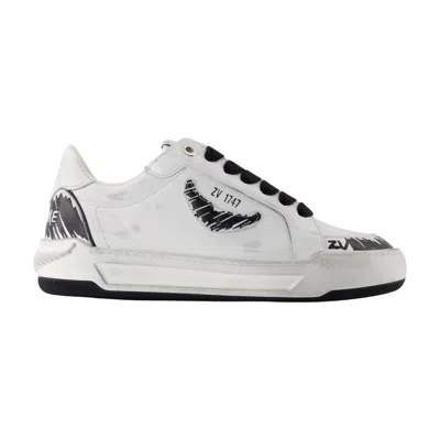 Zadig & Voltaire Fly Wings Sneakers In White