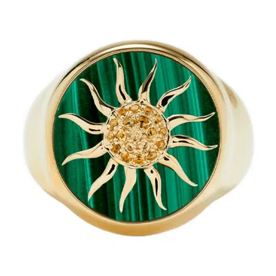 Yvonne Léon Fil Soleil Fuchsia Bracelet In Yellow Gold In Gold