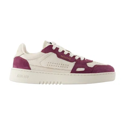 Axel Arigato Women Dice Lo Low-top Suede And Leather Sneakers In Purple