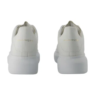 Alexander Mcqueen Oversize Sneakers Alexander Mc Queen Leather White In White