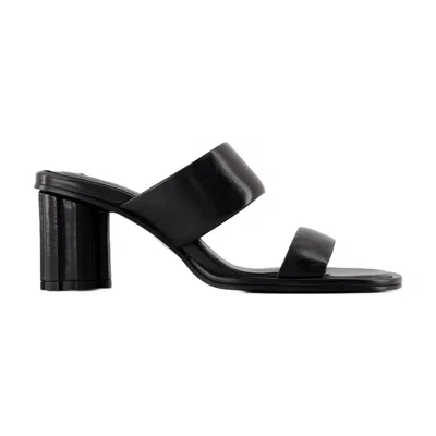 Ami Alexandre Mattiussi Ami Court Shoes - Leather - Black In Black
