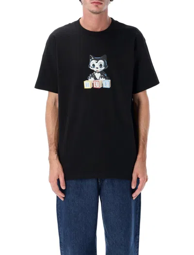 Huf Blocks Graphic T-shirt In Black