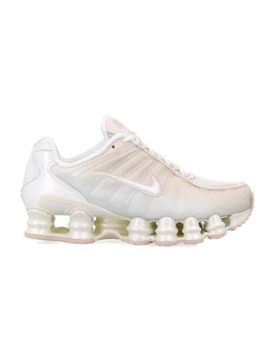 Nike Shox Tl Pearlised Sneakers In Neutral
