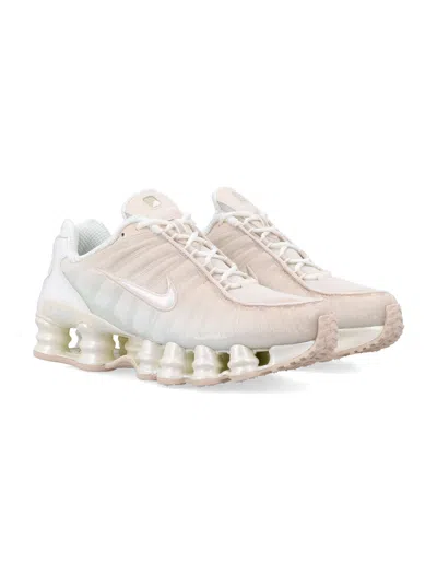 Nike Shox Tl Pearlised Sneakers In Neutral