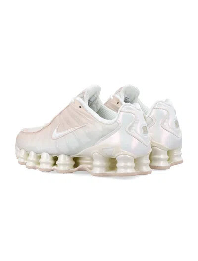 Nike Shox Tl Pearlised Sneakers In Neutral
