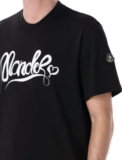 Moncler X Edward Enninful T Shirts And Polos Black In Black