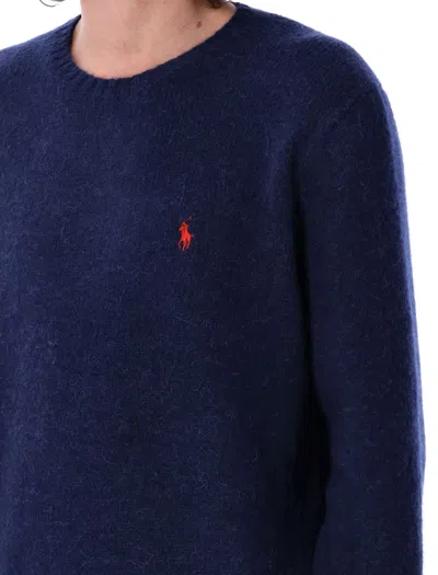 Polo Ralph Lauren Ls Cn-tops-knit In Blue