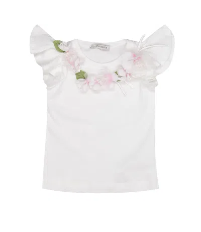 Monnalisa T Shirts And Polos In White