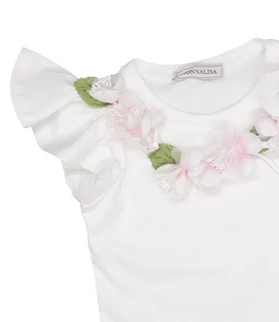 Monnalisa T Shirts And Polos In White