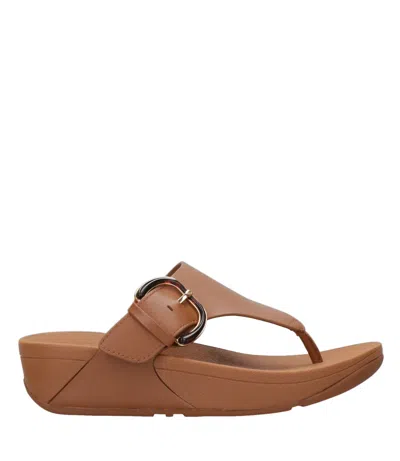 Fitflop Sandals Leather Brown In Brown