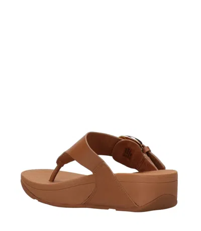 Fitflop Sandals Leather Brown In Brown