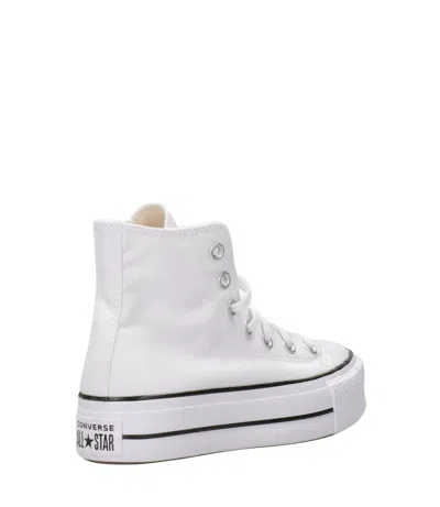 Converse White Chuck Taylor All Star Lift Platform High Sneakers In White