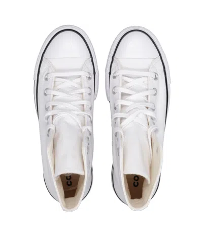 Converse White Chuck Taylor All Star Lift Platform High Sneakers In White