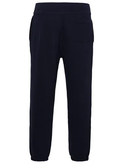 Polo Ralph Lauren Blue Cotton Jogging Track Pants In Blue