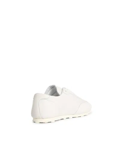 Marni White Lear Sneakers In White