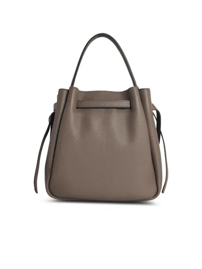 Tory Burch 'romy' Bucket Bag In Wild Mushroom Lear In Brown