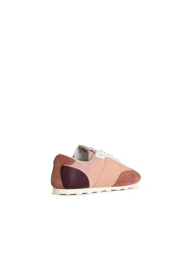 Marni 'softy Soccer' Pink Lear Sneakers In Pink