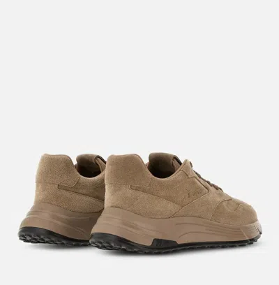 Hogan Hyperlight Lace-up Sneakers With Reinforced Suede Heel In Multi