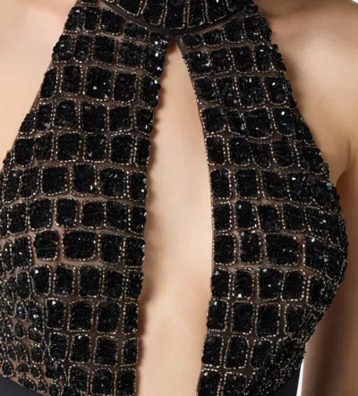 Elisabetta Franchi Tracksuit With Coconut Embroidery In Black