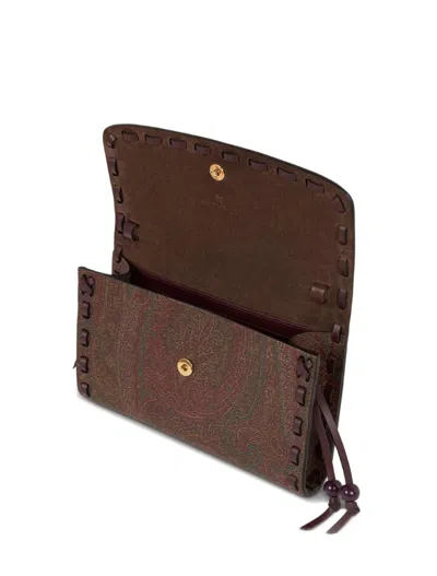 Etro Wallets In Brown