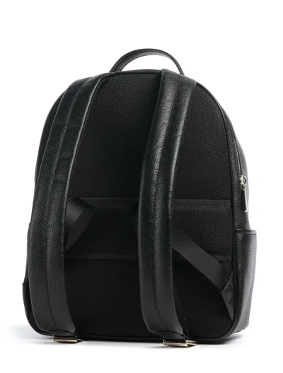 Michael Kors Sable Medium Pebbled Leather Backpack In Black