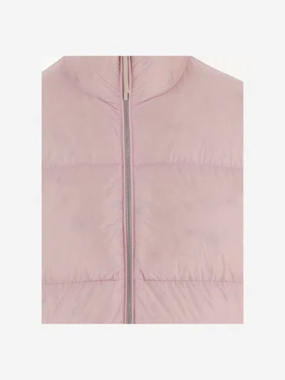 Jil Sander Nylon Down Jacket In Pink