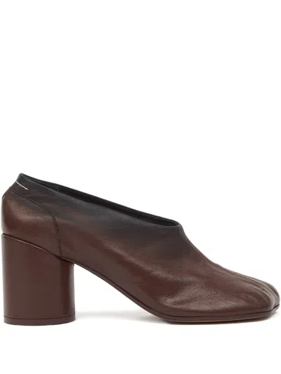 Mm6 Maison Margiela Court Shoe In Brown