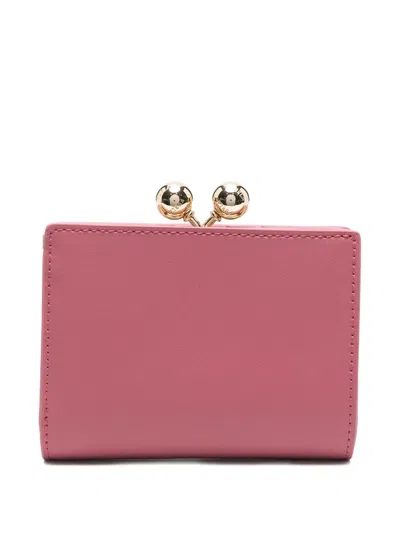 Furla Dots S Compact Wallet In Red