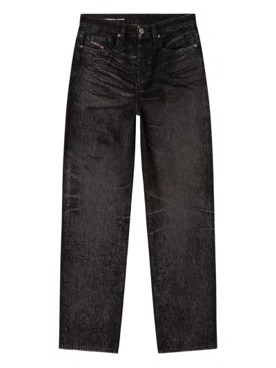 Diesel 1980 Five-pocket Trousers Featuring Belt Loops In Brown
