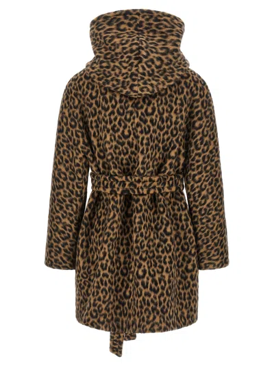 Tagliatore Leopard Printed Jilly Coat In Animal Print