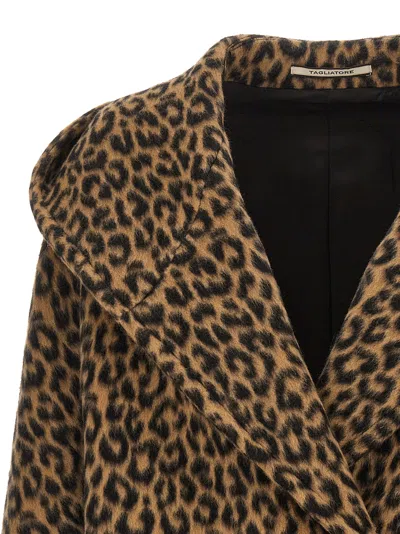 Tagliatore Leopard Printed Jilly Coat In Animal Print