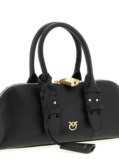 Pinko Escape Baguette Small Handbag In Black
