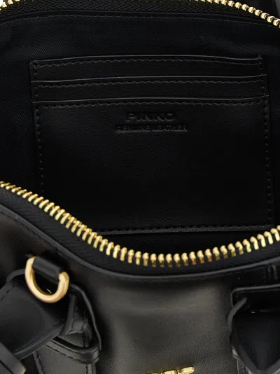 Pinko Escape Baguette Small Handbag In Black