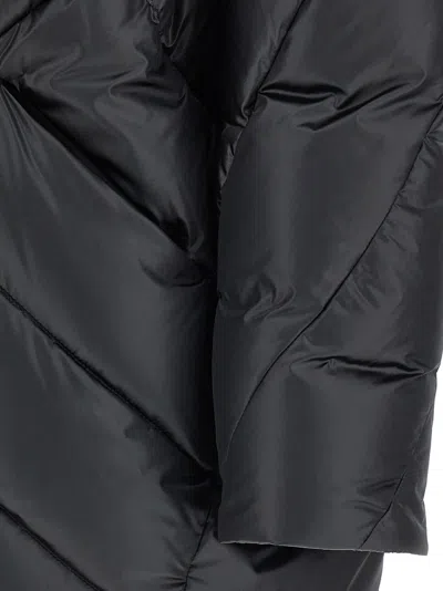 Moorer Wanita Quilted Down Jacket In Black