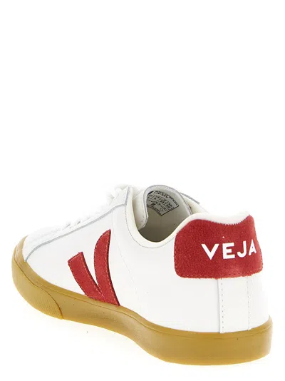 Veja Logo Patch Low-top Sneakers In White