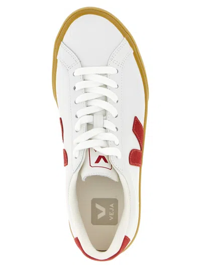 Veja Logo Patch Low-top Sneakers In White