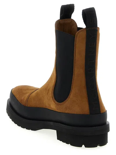 Stella Mccartney 'chelsea' Ankle Boots In Brown