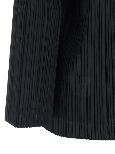 Issey Miyake Pleats Please  'pleats' Blazer In Black
